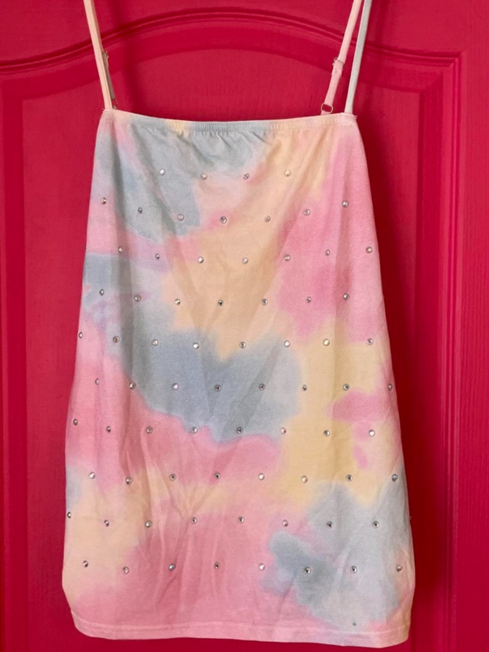 RAINBOW CRYSTAL TANK TOP